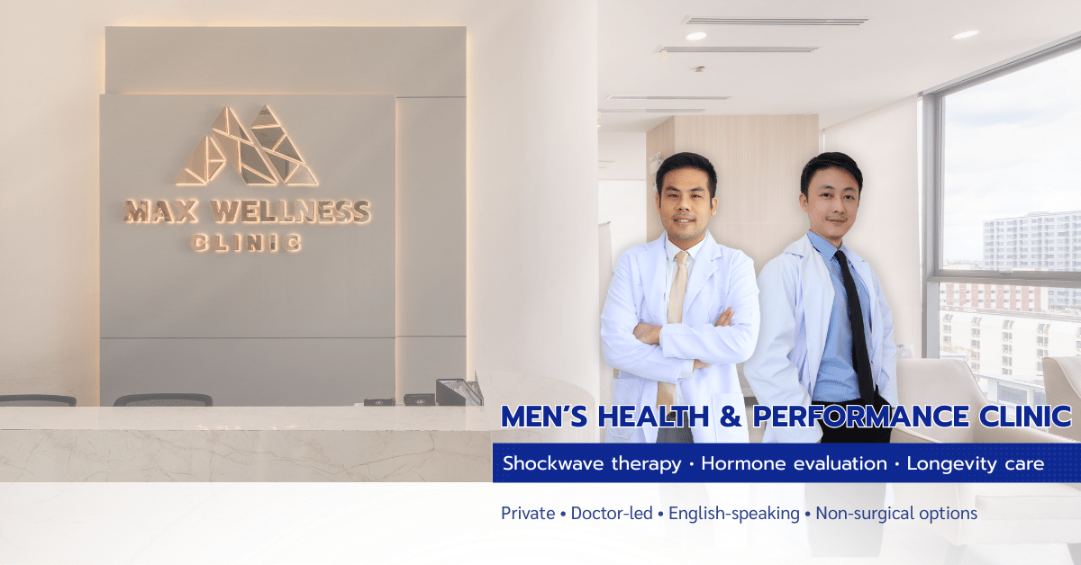 Doctor-led men’s health clinic in Bangkok with English-speaking care